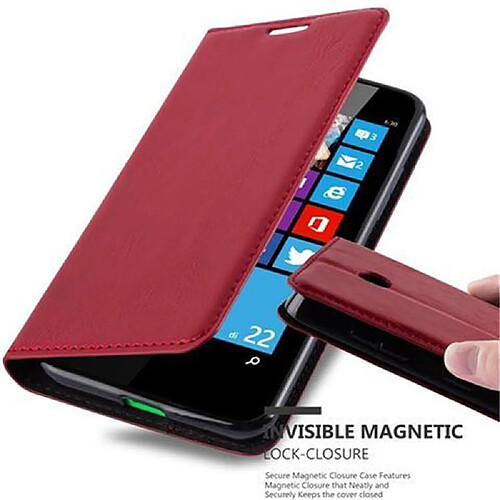 Cadorabo Coque Nokia Lumia 630 / 635 Etui en Rouge