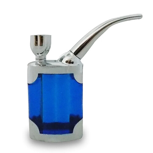 Totalcadeau La pipe à eau mini narguilé bleu