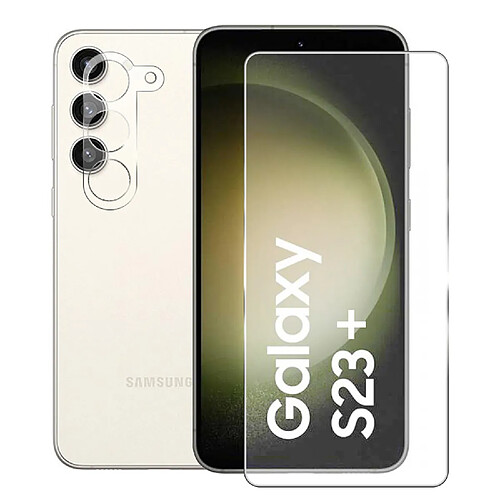 Visiodirect Verre trempé pour Samsung Salaxy S23 Plus 5G+ Verre trempé camera arrière protecteur - 9H Film Protection en Verre Trempé