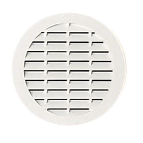 grille d'aération ronde - a visser - pour tube fibreciment - nicoll 1bc110