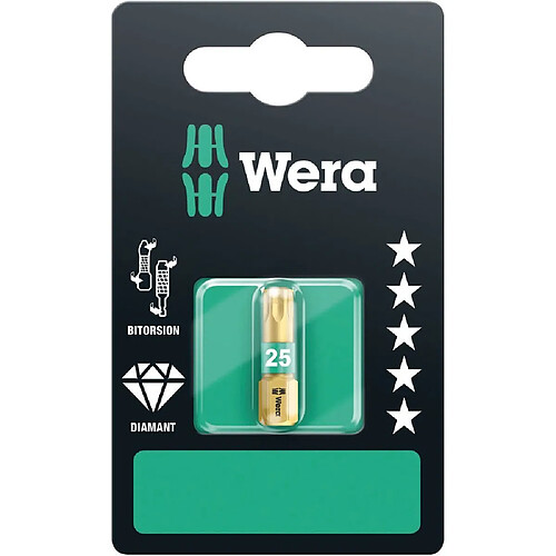 Wera 867/1 Embouts TORX® BDC SB, TX 40 x 25 mm - 05134379001