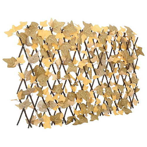 vidaXL Treillis de feuille d'érable artificiel 180x60 cm - Orange