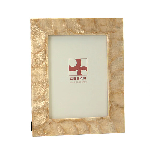 Cadre photo Alexandra House Living Marron Nacre noire 19 x 1 x 24 cm