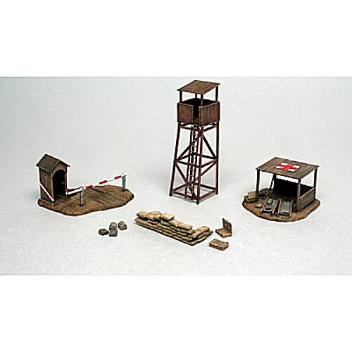 Italeri Accessoires de décor de guerre 1/72 : Bâtiments champ de bataille