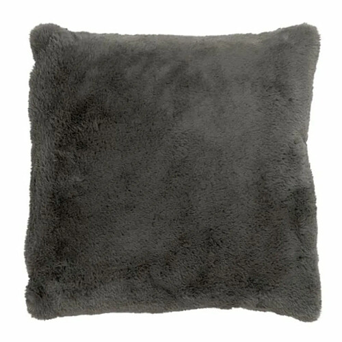 Paris Prix Coussin Imitation Fourrure Cutie 45x45cm Gris Foncé