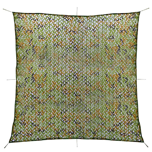 vidaXL Filet de camouflage avec sac de rangement 2x3 m Vert