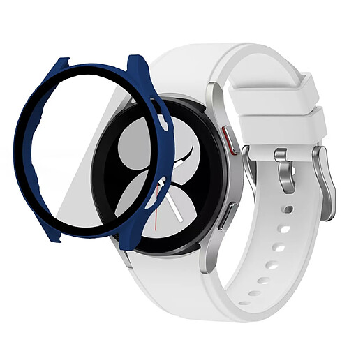 Coque en TPU caoutchoutée bleu foncé pour Samsung Galaxy Watch4 40mm