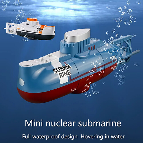 Universal Sous-marin télécommandé enfant plongée aquarium jouet mini modèle militaire télécommandé simulé sous-marin nucléaire | sous-marin(Bleu)