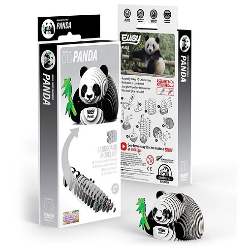 Graines Creatives Eugy 3D Aniamal Sauvage Panda