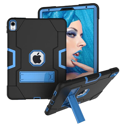 Coque en TPU hybride antichoc noir/bleu clair pour votre Apple iPad Pro 11-inch (2018)