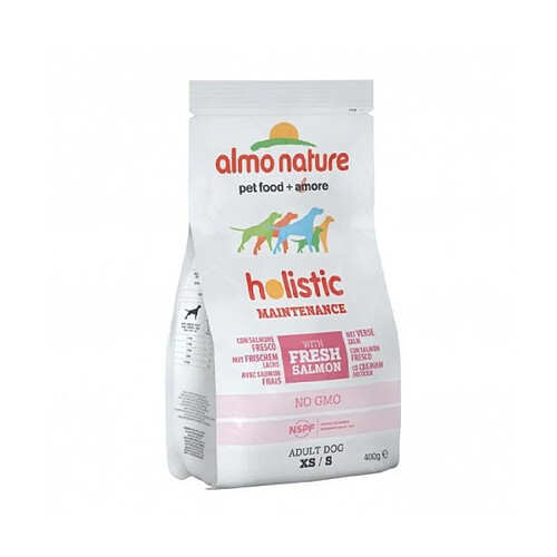 Croquettes Almo Nature Holistic pour chien adulte petite taille Sac 2 kg Poisson blanc et riz (DLUO 3 mois)