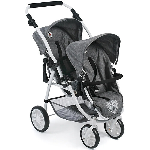 Bayer Chic 2000 Le buggy Tandem Vario pour poupées - Coloris 76