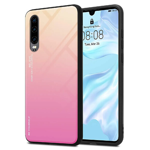 Cadorabo Coque Huawei P30 Etui en Jaune