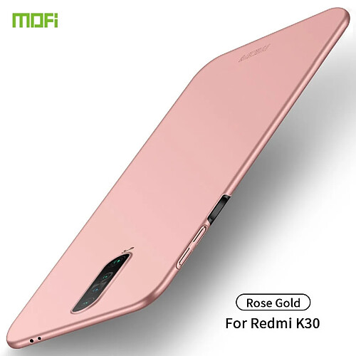 Wewoo Coque Pour Xiaomi RedMi K30 Boîtier rigide ultra-mince en PC givré or rose