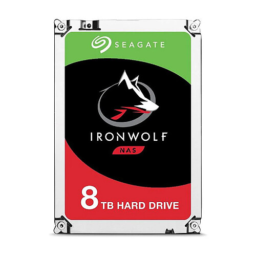 Seagate Technology Disque dur interne Seagate IronWolf ST8000VNA04 8 To Argent