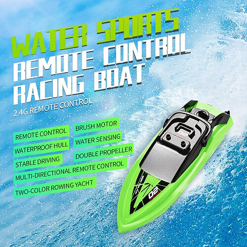 Universal Bateau de course à grande vitesse 2.4G télécommandé(Vert)