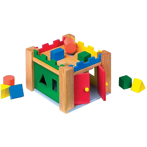 Small Foot Jeu De Construction Château À Formes en bois