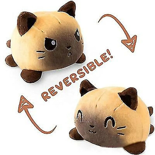 Universal Jouet en peluche animale réversible double face 15 cm Cadeau de Noël pour les enfants