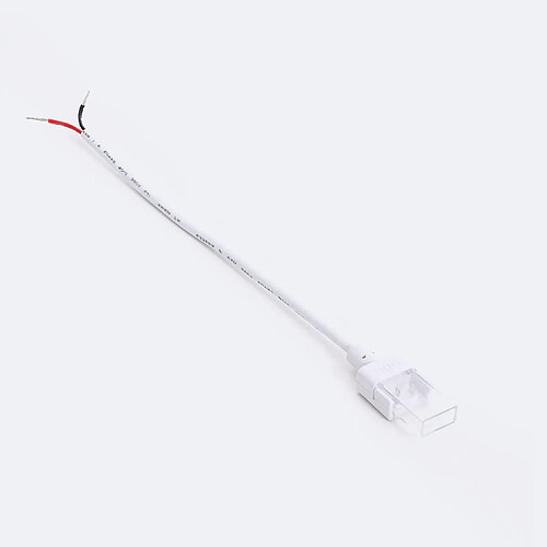 Ledkia Connecteur Hippo Câblé pour Ruban LED 24V COB IP68 8 mm