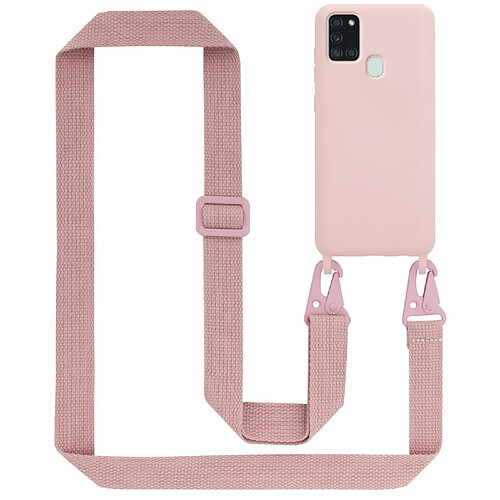 Cadorabo Etui Samsung Galaxy A21s Coque en Rose