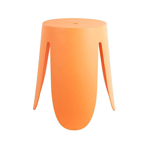 LEITMOTIV Tabouret en polypropylène Ravish orange.