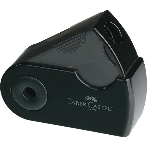 FABER-CASTELL Taille-crayon SLEEVE MINI, noir ()