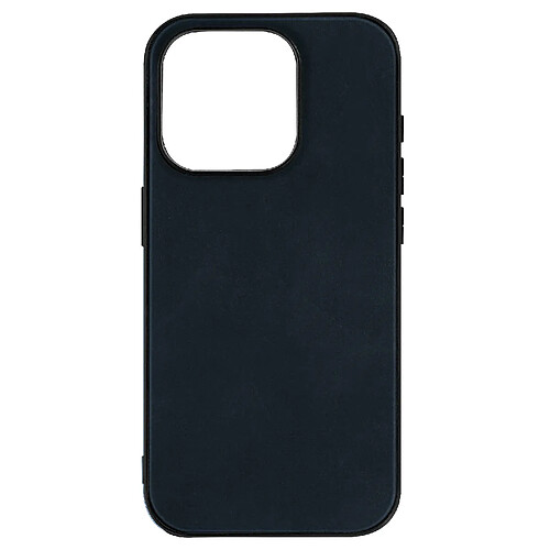 Avizar Coque pour iPhone 15 Pro Effet Cuir Vintage Hybride Bleu Nuit