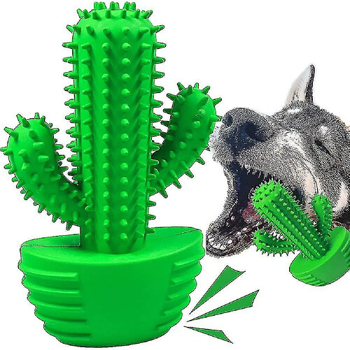 Jouets à mâcher pour chien Brosse à dents en bâton pour chien Brosse à dents pour chien de taille moyenne, chiot Cadeau d'anniversaire de Noël, Jouets en caoutchouc pour chien qui couine