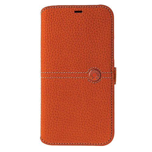 BIGBEN Folio Apple iPhone 6/7/8/SE/SE22 Nice Bouton laqué Orange Faconnable