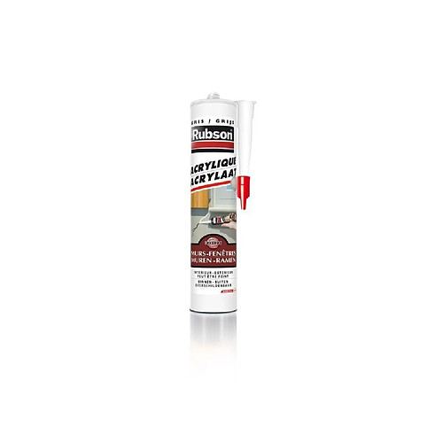 RUBSON Murs & Fenetres Cartouche 280ml Gris