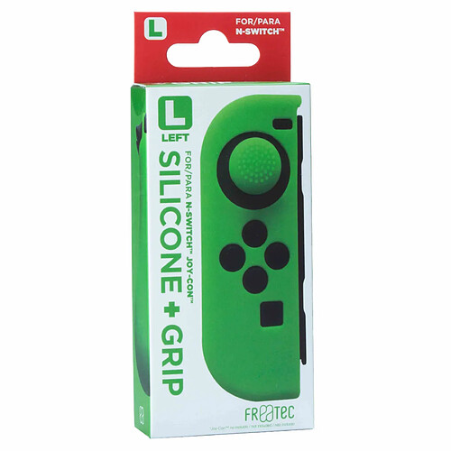 Blade Peau de silicone de contrôleur de joie - gauche - Green + Poignées - Nintendo Switch