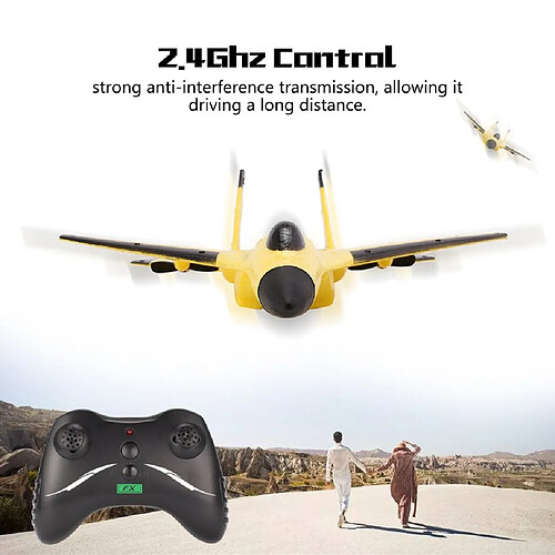 Universal FX 820 2.4G 2CH Remote Control SU 35 Glider(Jaune)