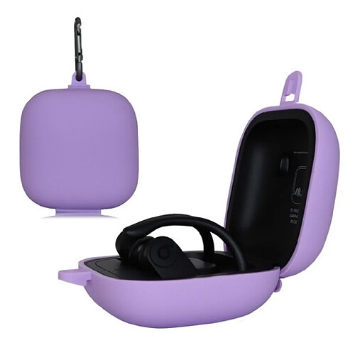 Wewoo Coque Etui de protection pour écouteurs Bluetooth sans fil en silicone Beats Powerbeats Pro Violet pâle