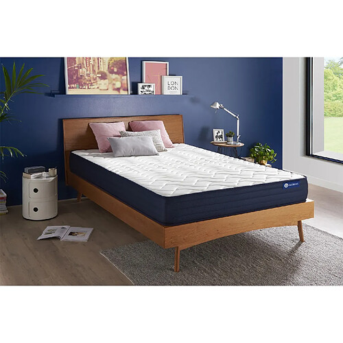 ACTISOM Matelas 160x200 Ressorts ensachés et Mémoire de forme 5zones de confort