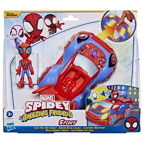 Hasbro SPIDEY ARACHNO BOLIDE LUMINEUX + FIGURINE SPIDERMAN