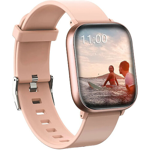 Chrono Montre Connectée pour téléphones Android compatibles iPhone Samsung, montres de sport de santé pour hommes, femmes, suivi d'activité GPS avec moniteur de fréquence cardiaque, cadran de montre et bracelet remplaçables(or)