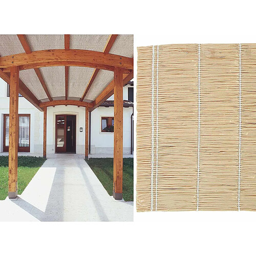 Brise vue Multipaille 300 x H 90 cm Sable - Jardiline