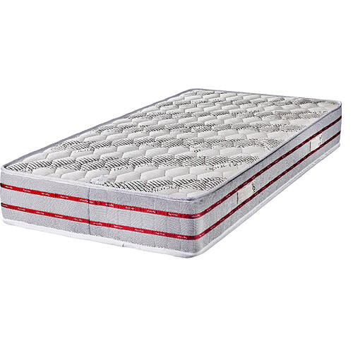 King Of Dreams Matelas 120x190 Tissu Bambou Mousse Poli Lattex Indéformable - Hauteur 24 cm - Soutien Très Ferme - Orthopédique Bamboo 120 190