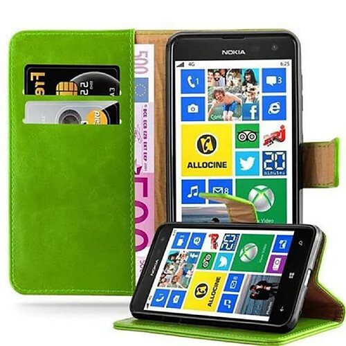 Cadorabo Coque Nokia Lumia 625 Etui en Vert