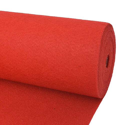 vidaXL Tapis pour exposition 1,2x12 m Rouge