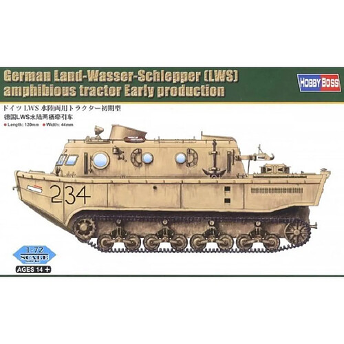 Hobby Boss Maquette Véhicule German Land-wasser-schlepper (lws) Amphibious Tractor Early Production