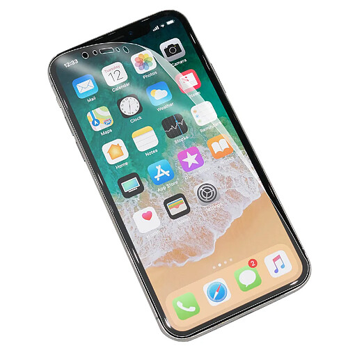 Film iPhone X / XS Protection Ecran Verre Trempé Flexible - Transparent Forcell