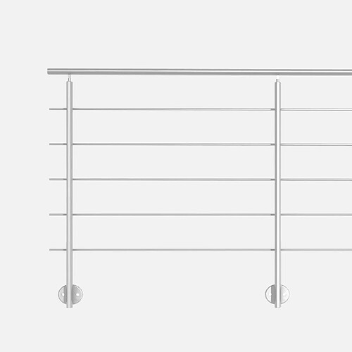 Kordo PRESTIO – Kit garde-corps 2m prêt-à-poser en aluminium