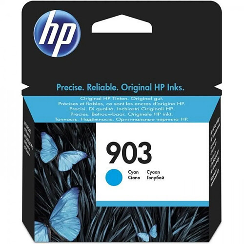 Cartouche d'Encre - Imprimante HP 903 cyan authentique (T6L87AE) pour HP OfficeJet Pro 6950/6960/6970