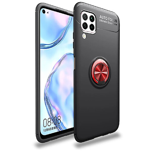 Lenuo Coque en TPU avec béquille noir/rouge pour Huawei Nova 6 SE