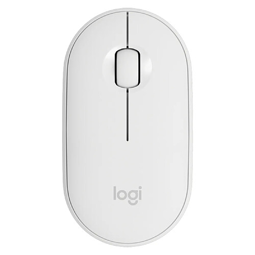 Logitech Pebble 2,4 GHz souris sans fil Bluetooth double mode souris ergonomique sourdine Plug and Play pour ordinateur portable b347