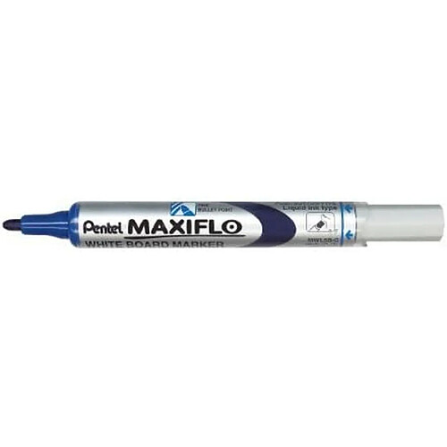 Marqueurs à craie liquide Pentel Maxiflo MWL-5S Bleu 12 Unités