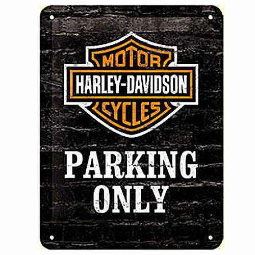 Plaque en métal Harley Davidson