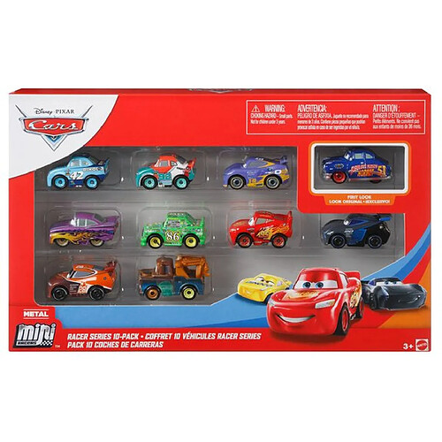 Coffret de 10 véhicules Cars Modèle aléatoire