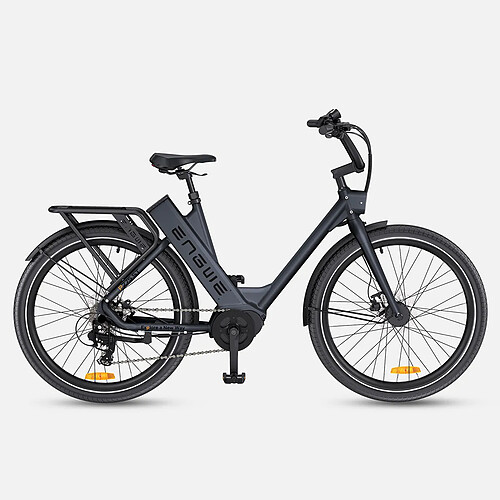 Engwe P275 ST 27.5" Vélo électrique 250W Mid-drive Motor City E-bike Batterie Samsung 19,2 Ah - Noir